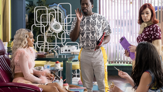 Karrueche Tran, Harold Perrineau & Carrie Preston