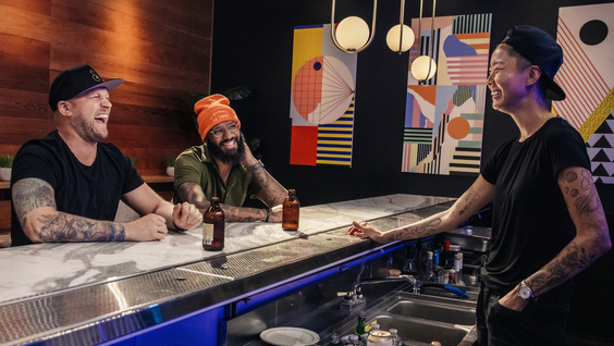 Jeremy Ford, Justin Sutherland & Kristen Kish 