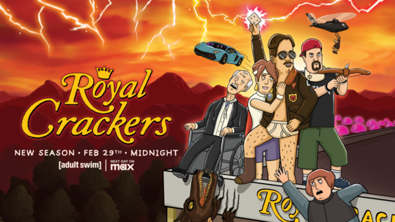 THE MOST-WATCHED NEW ADULT SWIM SERIES OF 2023, SEASON TWO OF “ROYAL CRACKERS” ARRIVES THURSDAY, FEBRUARY 29 AT MIDNIGHT