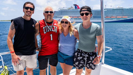 Guy Fieri Sets Sail for a Celebratory Adventure Through the Caribbean With Family and Friends in Guy’s Ultimate Family Cruise