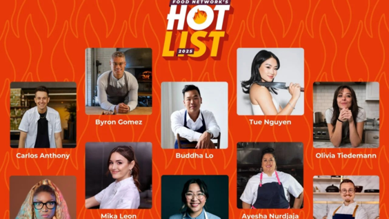 Food Network's Hot List 2025