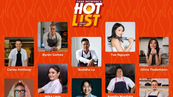 Food Network Announces Annual Hot List 2025