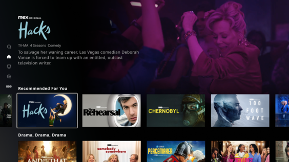 Max Updates Homepage User Interface with Enhanced Video Elements