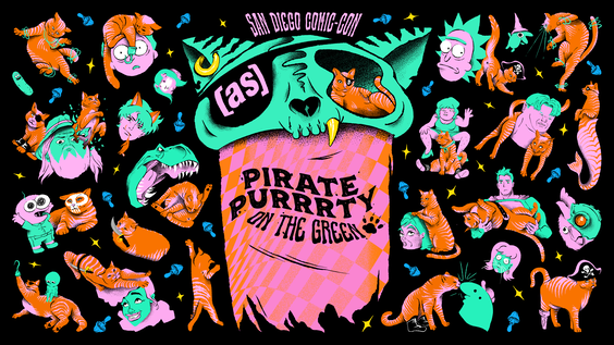 ADULT SWIM RETURNS TO SAN DIEGO COMIC-CON WITH  “PIRATE PURRRTY ON THE GREEN,” MUST-SEE PANEL EVENTS, AND EXCLUSIVE FIRST LOOKS AND GIVEAWAYS