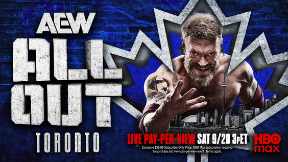 HBO Max To Stream Live All Elite Wrestling Pay-Per-View Events, Starting With “AEW All Out” On Saturday, September 20 At 3 P.M. ET 