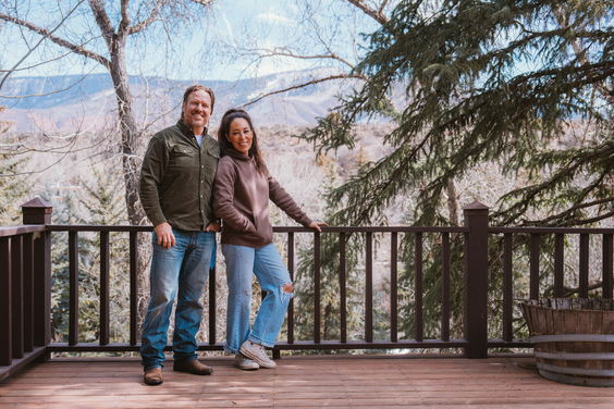 Chip and Joanna Gaines as seen on Fixer Upper Colorado Mountain House 