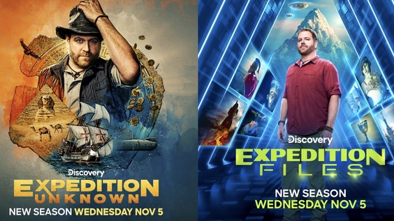 JOSH GATES RETURNS FOR A NIGHT OF HIGH-STAKES EXPLORATION WHEN NEW SEASONS OF ‘EXPEDITION UNKNOWN’ AND ‘EXPEDITION FILES’ PREMIERE WEDNESDAY, NOVEMBER 5 BEGINNING AT 9PM ET/PT ON DISCOVERY CHANNEL 