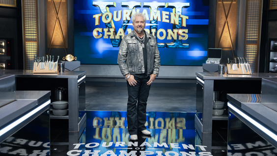 Host Guy Fieri on Food Network's Tournament of Champions VII