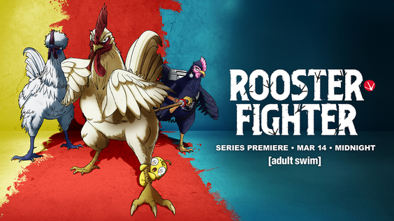 Action-Comedy Anime “Rooster Fighter” to Draw Blood and Ruffle Feathers on Adult Swim March 14