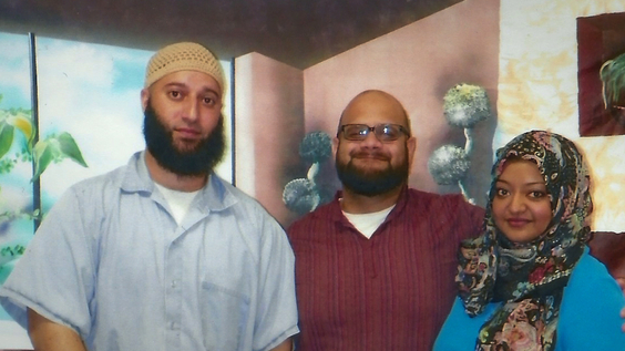 Adnan Syed with Rabia Chaudry and her husband