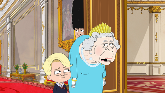 Prince George, Queen Elizabeth