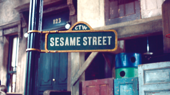 Sesame Street Sign