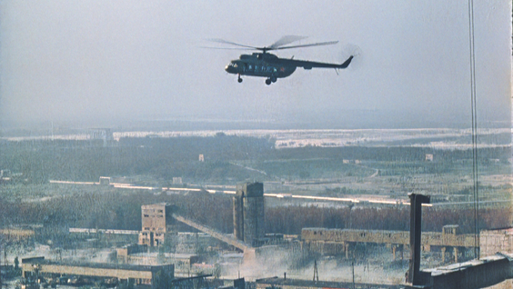 Helicopter Over Chernobyl