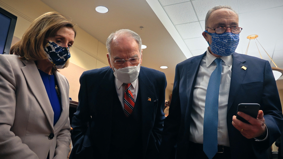 Congresswoman Nancy Pelosi, Senator Chuck Grassley, Senator Chuck Schumer