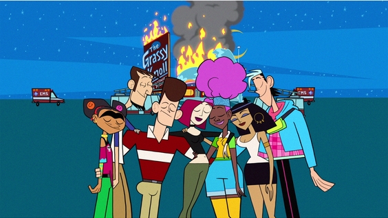 From left to right: Frida Kahlo, Abe Lincoln, JFK, Joan of Arc, Harriet Tubman, Cleopatra, Confucius