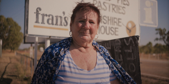 Fran Hodgetts, a quirky outcast and shop owner specializing in exotic meat pies