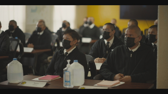 Recruits in class at the Academy