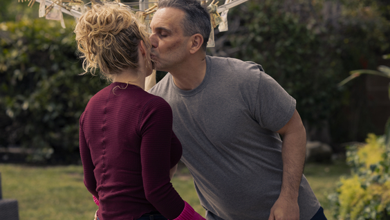 Andrea Anders and Sebastian Maniscalco