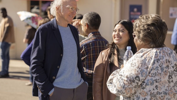 Ellia English, Larry David, Keyla Monterroso Mejia