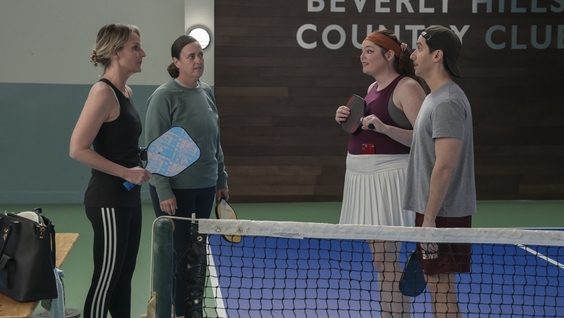 Helen Hunt, Megan Stalter, Paul W. Downs