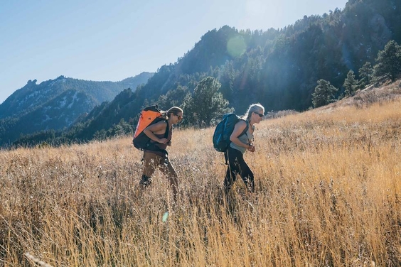 (from left) Sasha DiGuilian, Lynn Hill (Boulder, CO)