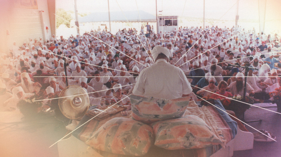 Yogi Bhajan and followers