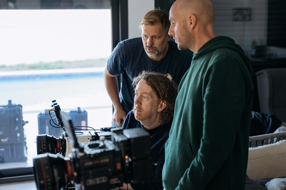 (From left) Vincent Kardasik (producer/cinematographer), Chris Smith (director/executive producer/cinematographer), Alexandre Lesbats (cinematographer)