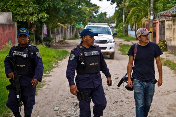 Brent Renaud in Honduras