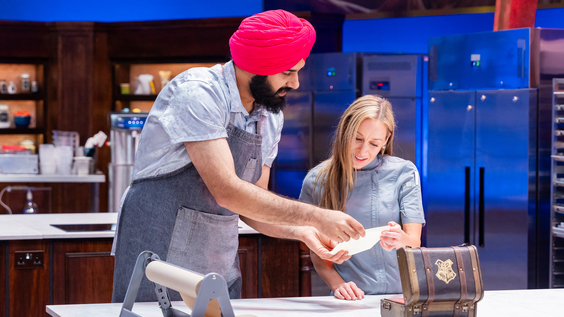 Jujhar Mann and Katie Bonzer discover the tasting element they must include in their creation
