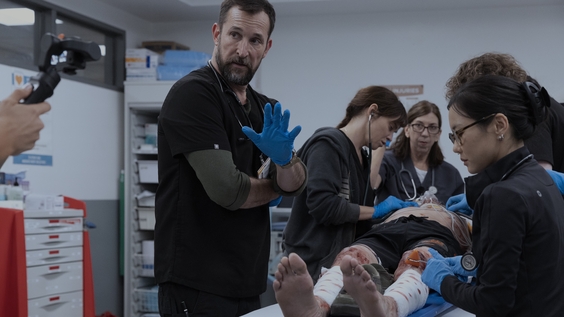 Noah Wyle, Fiona Dourif, Irene Choi