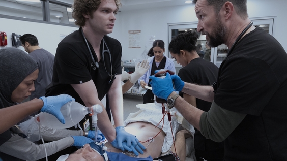 Amielynn Abellera, Lucas Iverson, Shabana Azeez, Supriya Ganesh, Noah Wyle