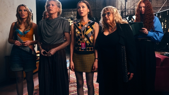 Sharon Stone, Maude Apatow, Colleen Camp
